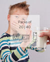 Boy with dairy allergy refuses glass of milk
